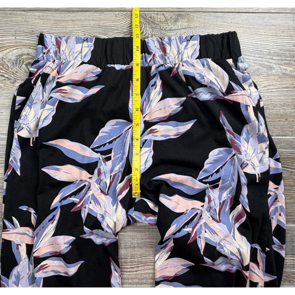 Pact Women's Organic Cotton Sleep Pants Floral And Stripe Pajama Bottoms Small - Picture 9 of 16